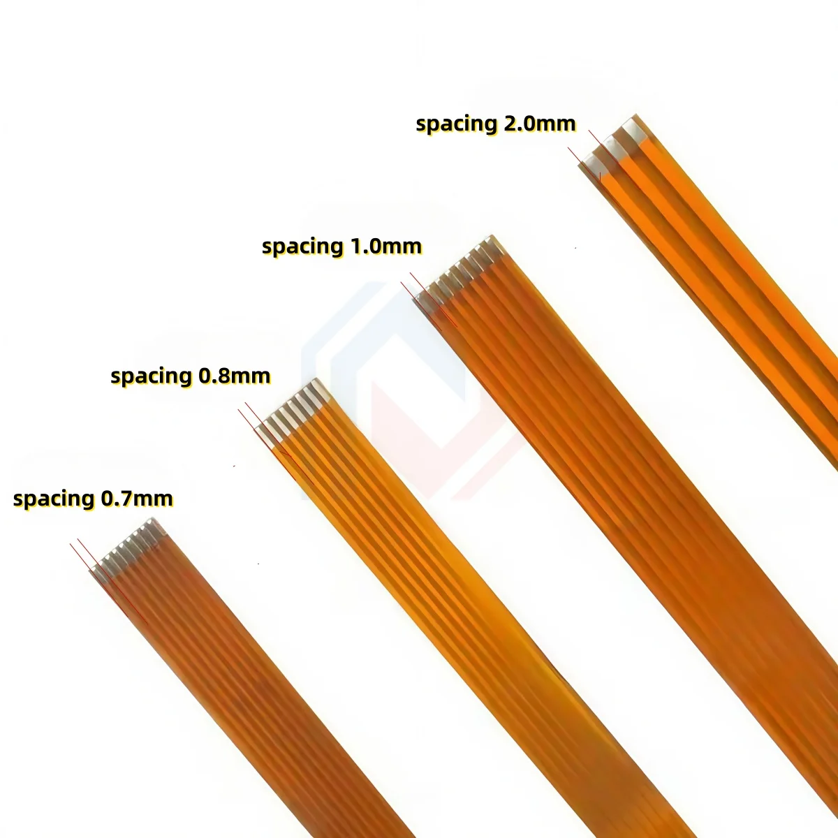 2PCS FPC FFC Yellow Cable PCB Wire Connector 0.7/0.8/1.0mm Pitch 3P 4P 5P 6P 8P 10P 12P 14P 16P 18P 20P 24P 26P 30P 36P 40Pin