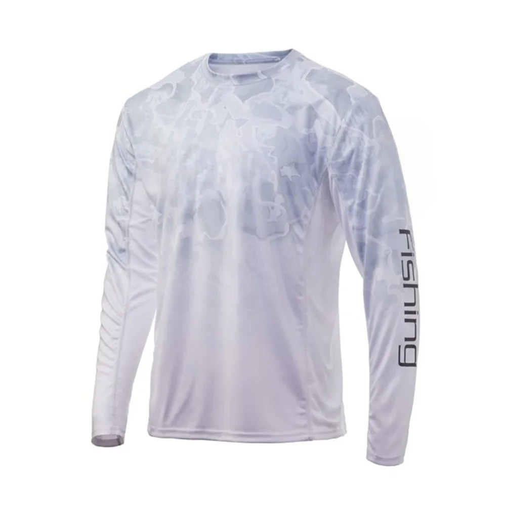 MALFC Hood Fishing Shirt Angelbekleidung Herren Langarm-Angel-T-Shirt UV-Schutz