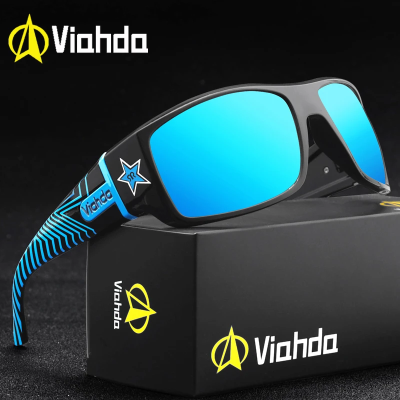 VIAHDA Polarized Glasses Men Women Sunglasses Fishing Camping Hiking Glasses Driving Eyewear Outdoor Sports Goggles UV400