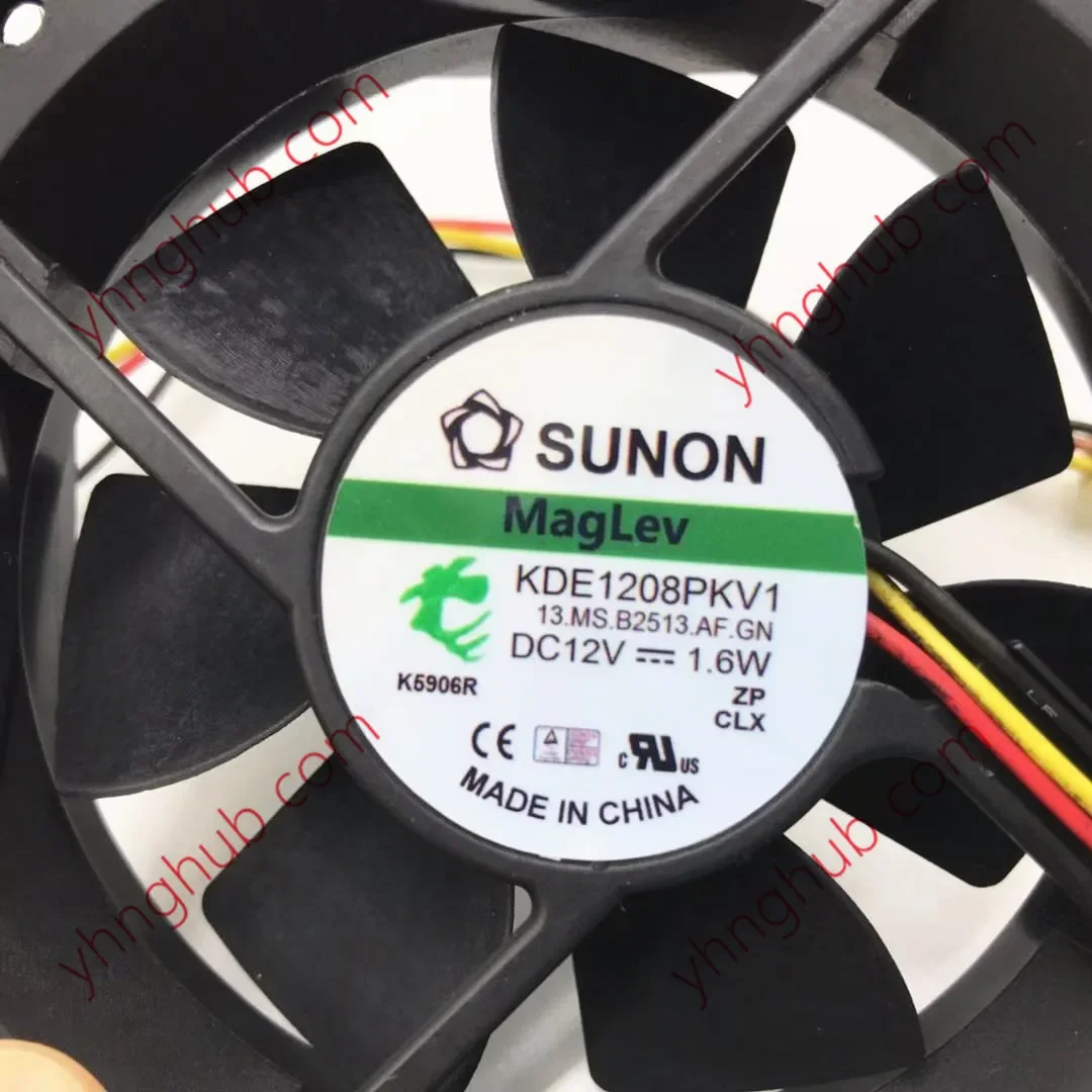 

SUNON KDE1208PKV1 13.MS.B2513.AF.GN DC 12 В 1,6 Вт 80x80x20 мм 3-проводной охлаждающий вентилятор для сервера