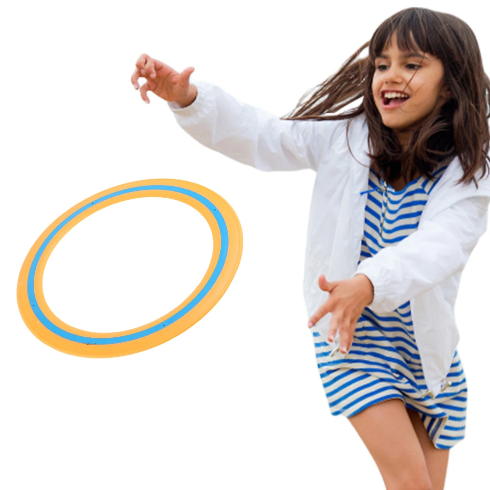 25cm Flying Disc Portable Flying Ring Versatile Throwing Catching Disc Outdoor Flying Disc  for Beach Backyard