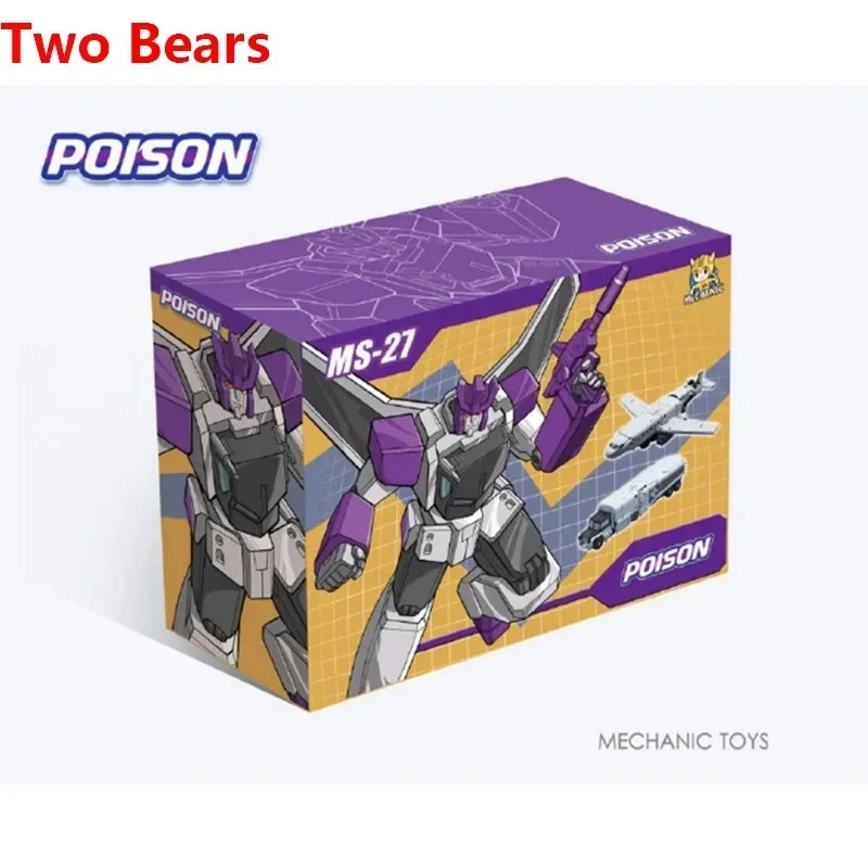 MFT MS27 MS-27 POISONOUS FOG Triple Changers Steel Battle Transformation Mini Warrior Action Figure Robot Toys Collection Gifts