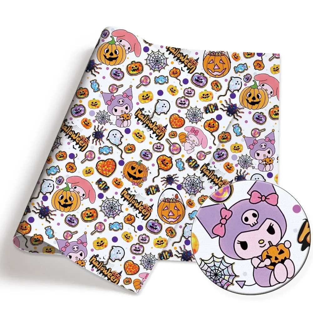 Halloween sanrio Cartoon cotton fabric Patchwork Tissue Kid Home Textile Sewing Doll Dress Curtain Polyester cotton Fabric