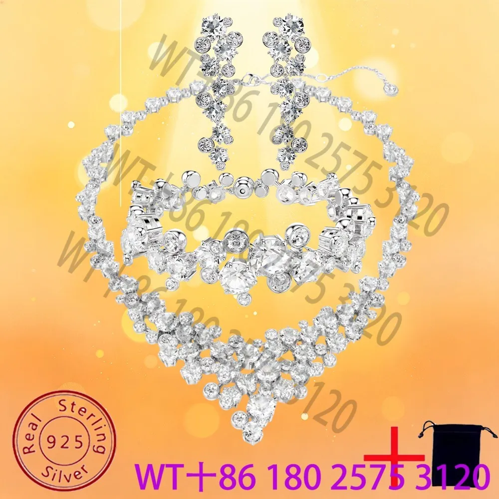 

2026 New Arrival Pavé-set Elegant Jewelry Set for Her,Anniversary Gift,Minimalist Set,Niche Design,Elegant Choice