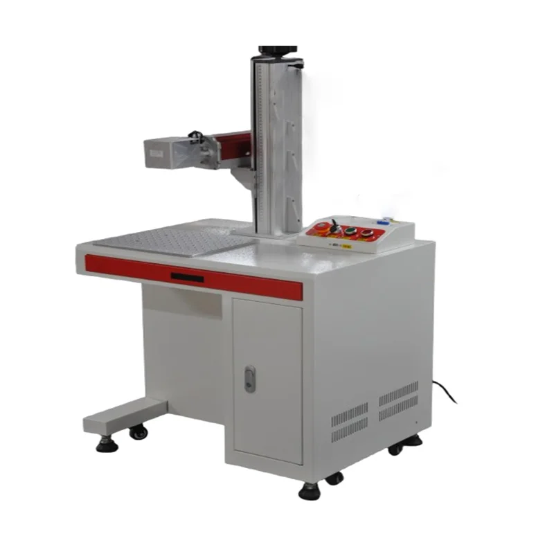 

Desktop Portable Raycus Max JPT Source 20W 30W UV Fiber Laser Marking Metal Engraving Hines