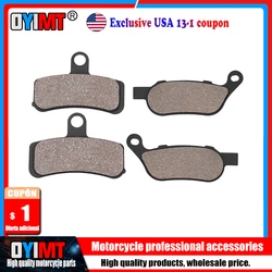 Motorcycle Front Rear Brake Pad for Harley Dyna Super Wide Glide FXD Fat Boy FLSTFB Heritage Softail Slim Deluxe FLSTN FLSTC FLS