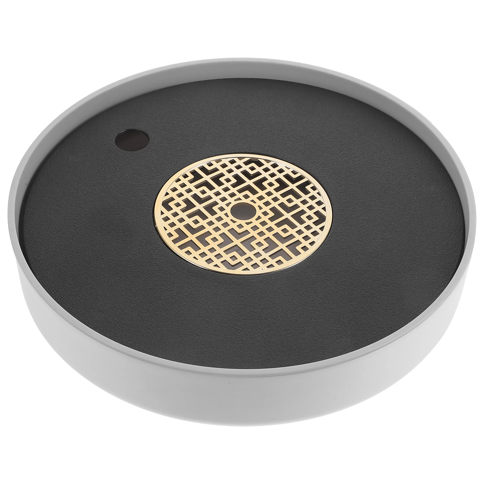 

Rotating Tea Tray Drainage Teapot Rotatable Double Layer Draining Trays for Serving