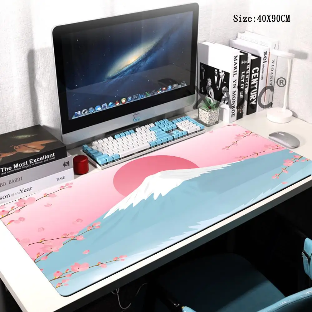 

HYBXAXC The scenery of Mount Fuji Mouse pad desk mat gaming mats gamer pc accessories rubber anti-slip suitable for work game