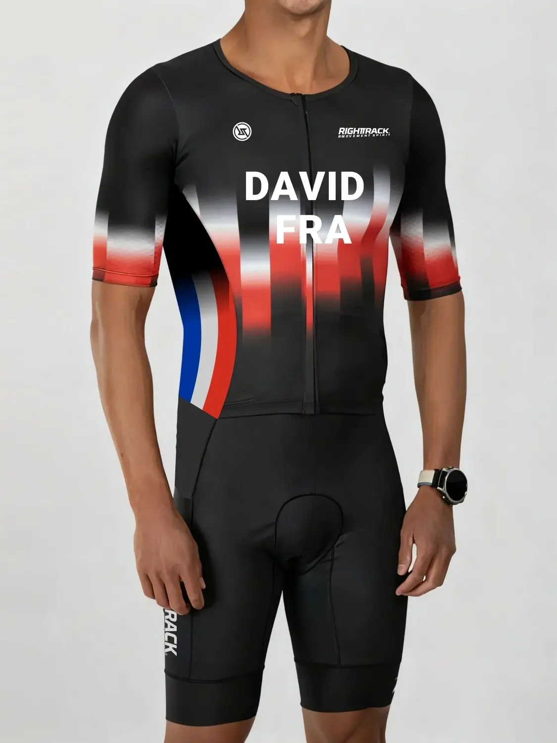 AliExpress Righttrack Print On Demand Custom Names Flags RIGHTTRACK Trisuit MEN'S Triathlon Jumpsuit Summer Skinsuit Swimming Cycling Running Apparel