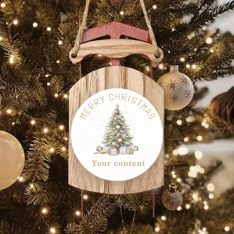 90 peças de adesivos de felicitações de Natal para embrulho de presente, cartões e decorações de festas