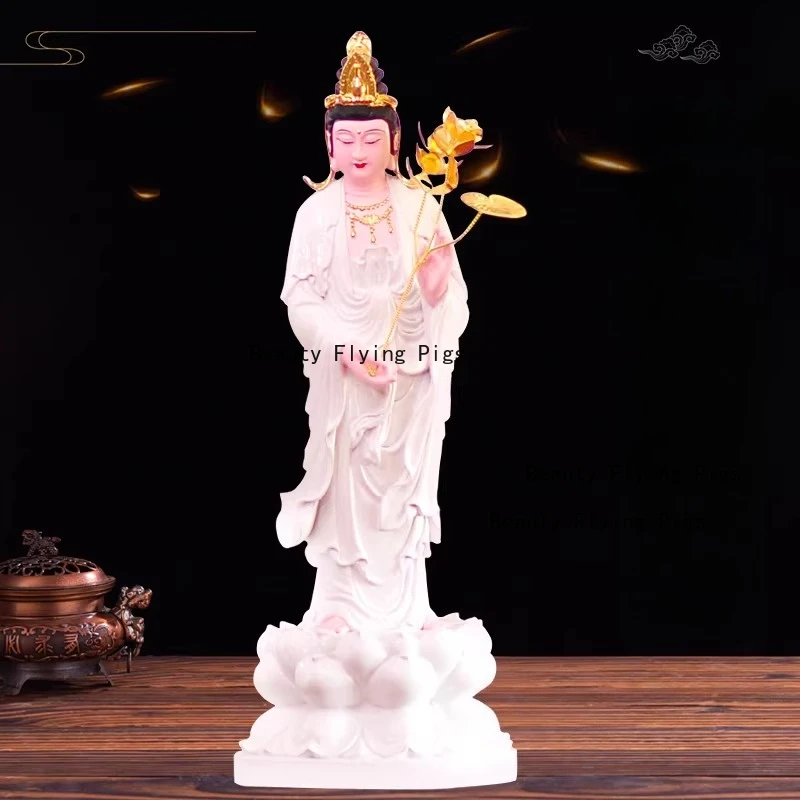 1pc Resin Buddha Statue Ornament, Sacrificial Buddha Statue Ornaments, Resin Crafts, Home Decorations, Feng Shui Accessories