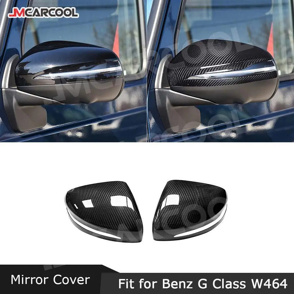 

Carbon Fiber Material Car Accessorise Rearview Mirror Covers for Mercedes Benz G CLASS W464 G500 G63 AMG 2019 2020