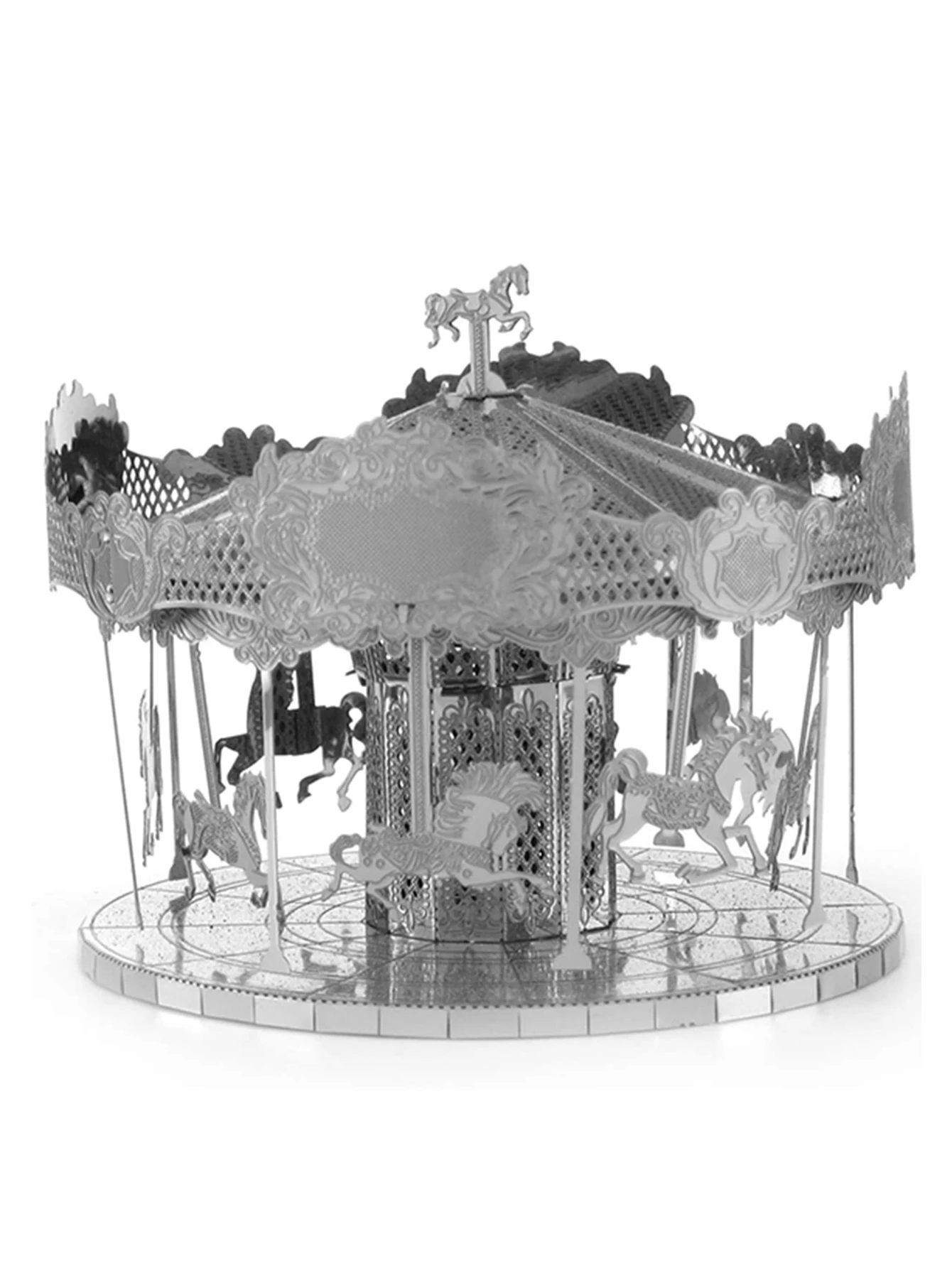 3D Metal Puzzle model kits DIY Laser Cut Puzzles Jigsaw Toy For Children