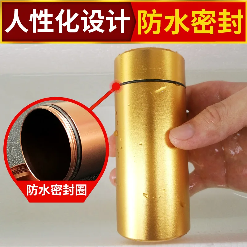 Metal Cigarette Cigar Case Hold 50 Cigarettes Sealed Moisture Proof Household Cigarette Box for Both Thick and Thin Cigarettes