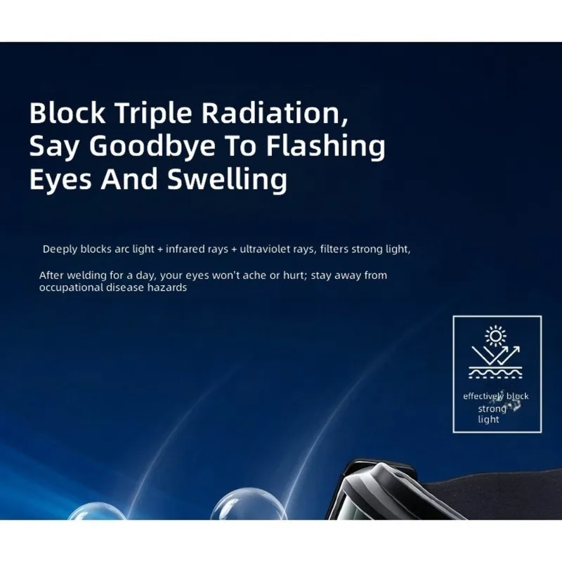 NEWA25P UV Eye Protection For Welders& Grinding-High-Grade Auto-Darkening Welding Goggles-Professional Anti-Glare