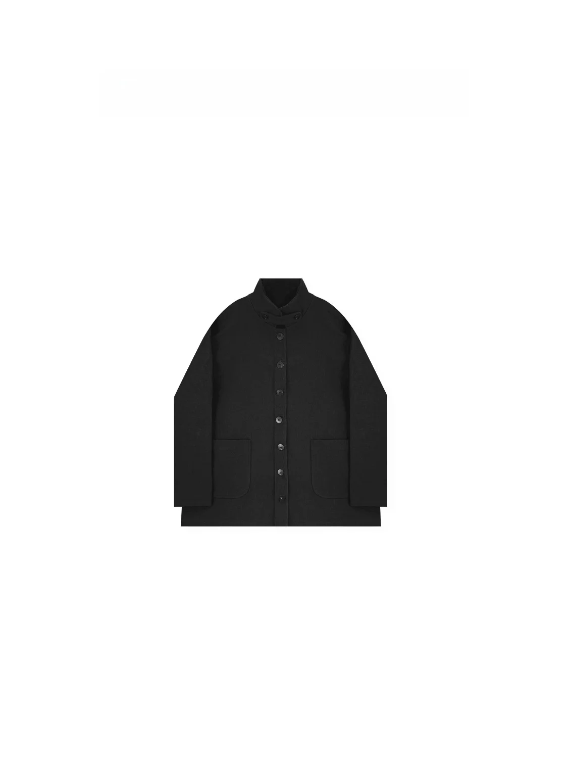 

Ретро-пальто с эффектом текстуры и воротником-стойкой, модное осенне-зимнее новое поступление, из матового хлопка