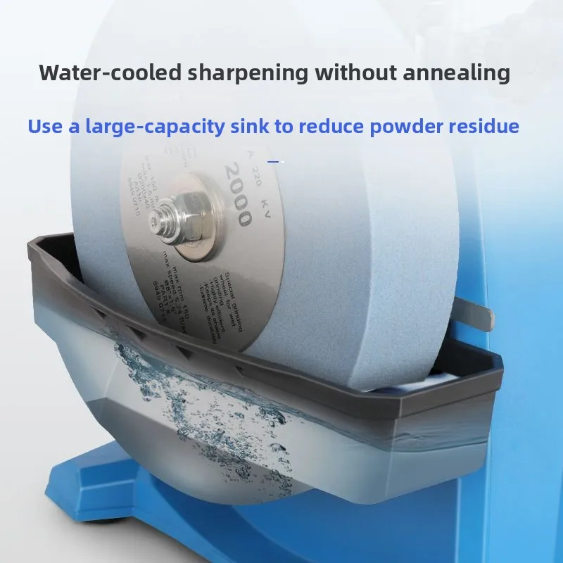 8 Inch Speed Regulating Knife Sharpener, Grinding Wheel, Low Speed Positive And Reverse Axe Sharpening Kitchen Knife