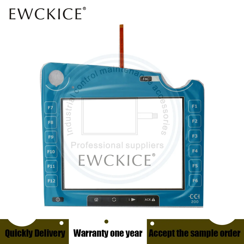 ใหม่ CCI-200 NTS E310708-15 R HMI PLC หน้าจอสัมผัสเมมเบรนหน้าจอสัมผัสและฟิล์ม