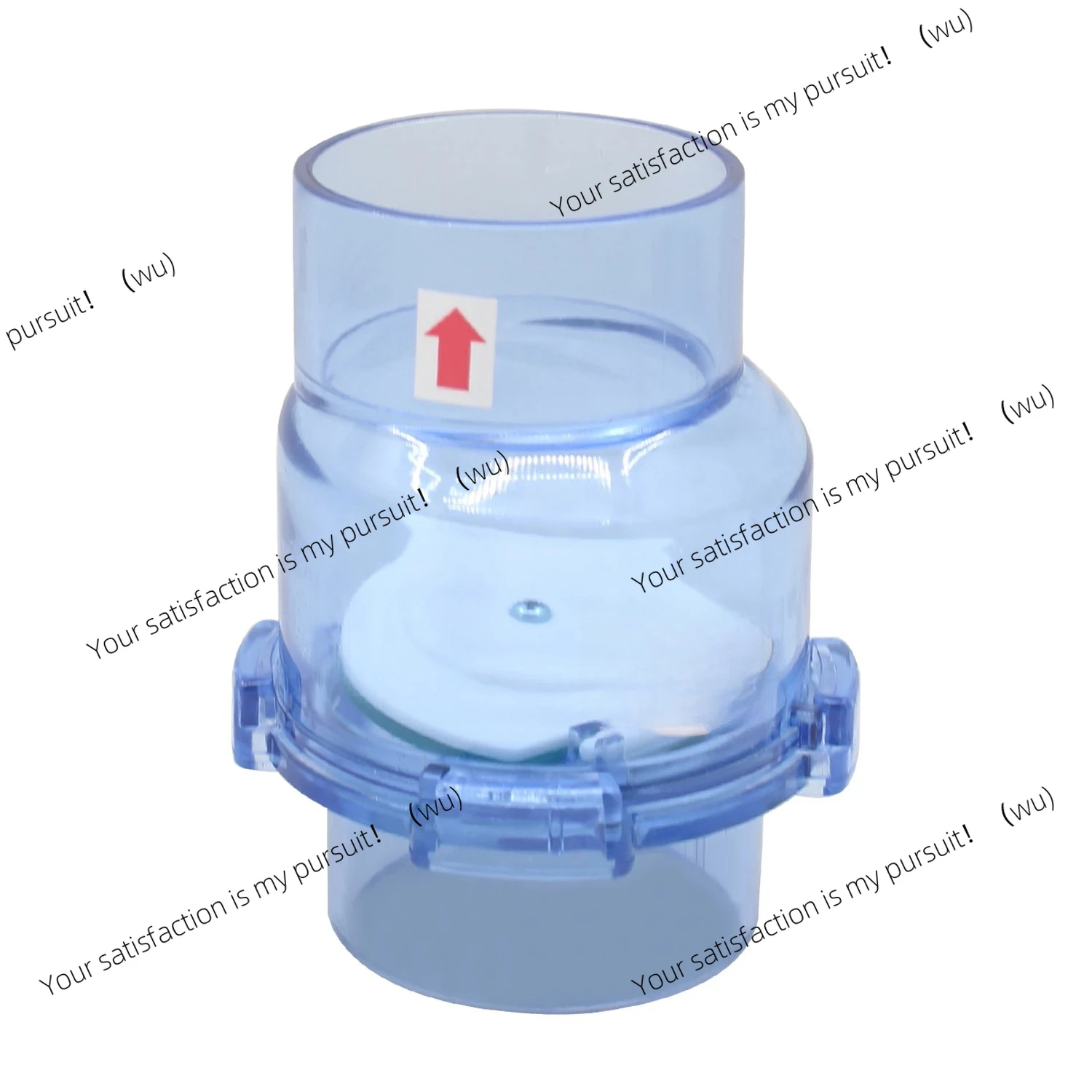 Transparent check valve drain pipe, check valve combination set, kitchen sewer deodorization 50mm flap UPVC