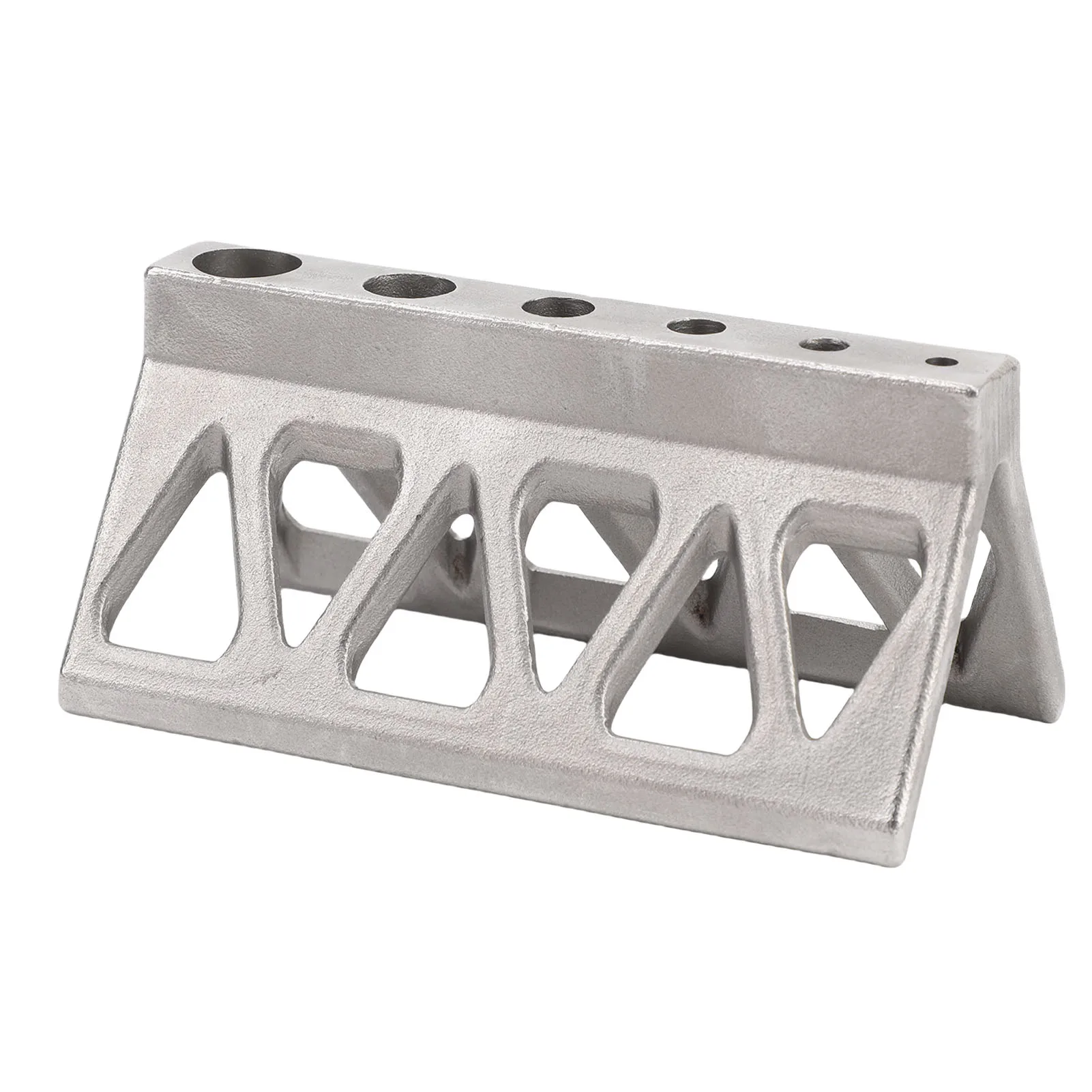 

Pipe Drill Guide Stainless Steel Pipeline Drill Jig Triangular Cutout Cylinder Drill Guide Drilling Tool Accessories