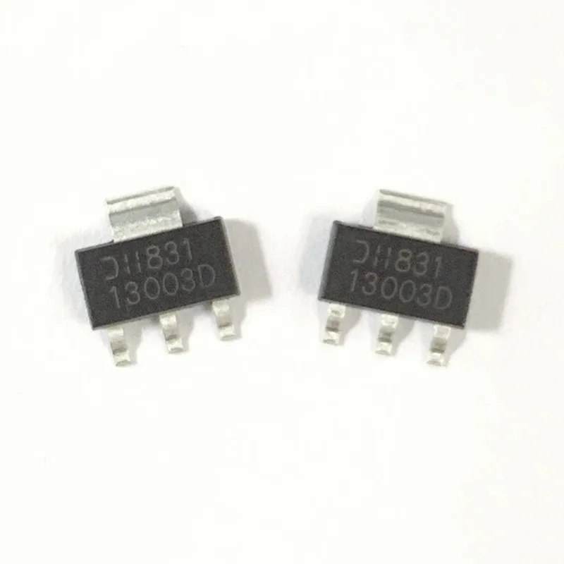 DXT13003DG-13 Trans GP BJT NPN 450V 1,3A 3000mW 4-Pin (3+Tab) SOT-223 T/R