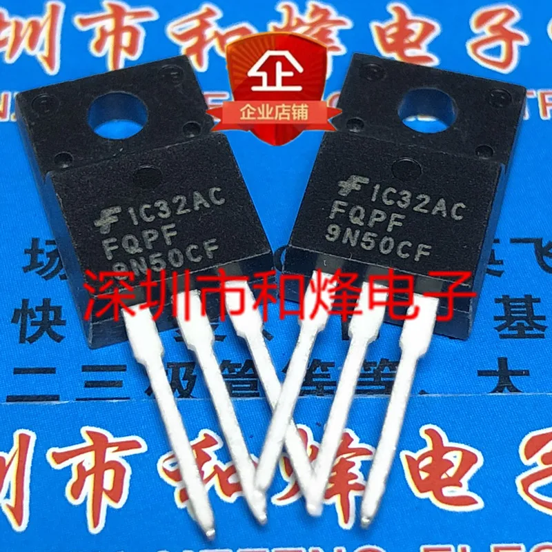 

20PCS/LOT FQPF9N50CF TO-220F 500V 9A Datasheet - Electronic Component for Professional Use