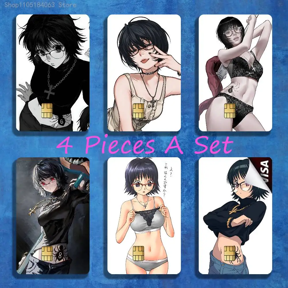 Shizuku Murasaki H-Hunterpedia HXH ملصقات الائتمان فيزا الخصم البنك بطاقة شحن حافلة مترو ملصق مضاد للمياه ملصق الديكور #1