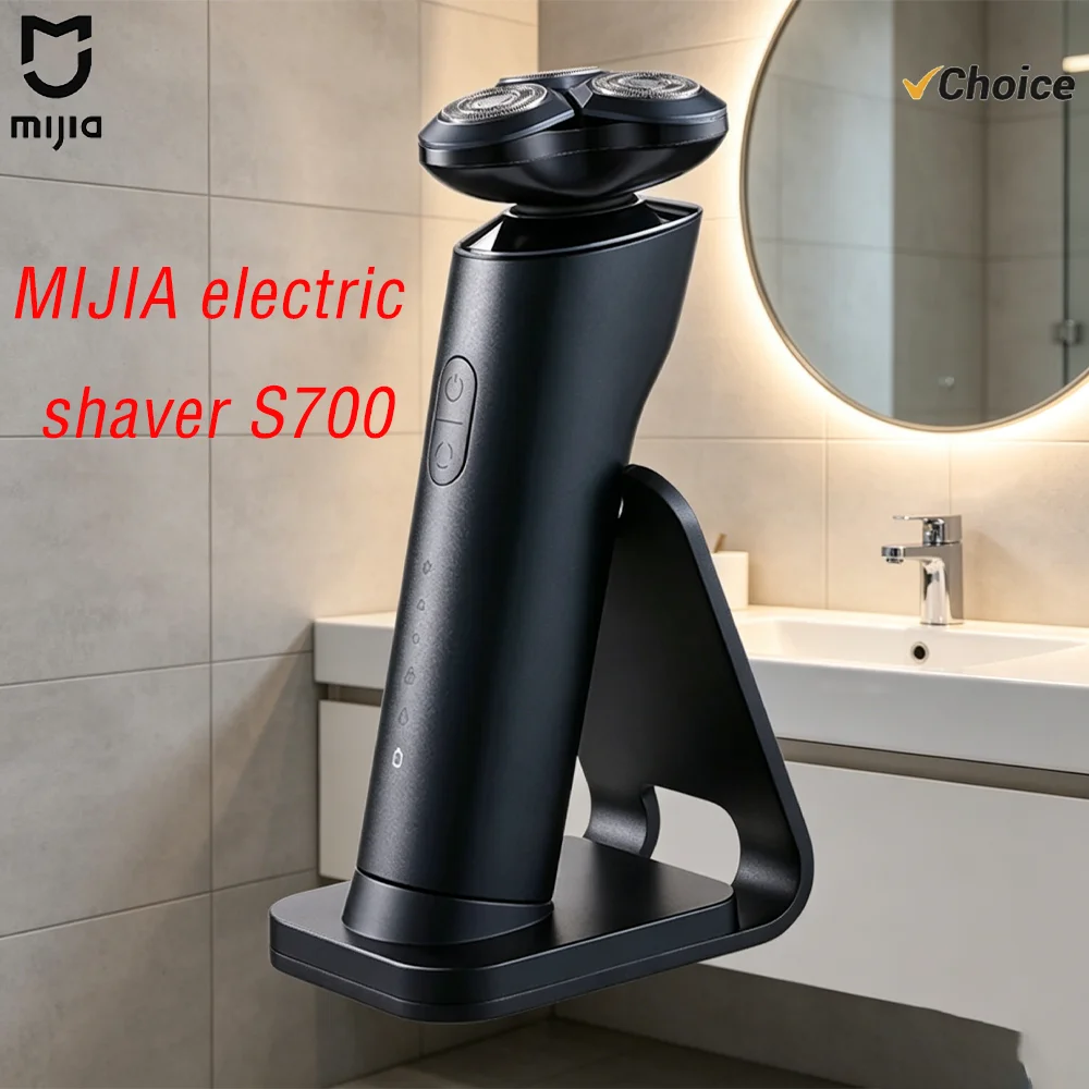 

MIJIA Electric Shaver S700 Portable Flex Razor 3 Head Shaving IPX7 Waterproof Washable Beard Trimmer Trimer Cutter 30 dayChinese