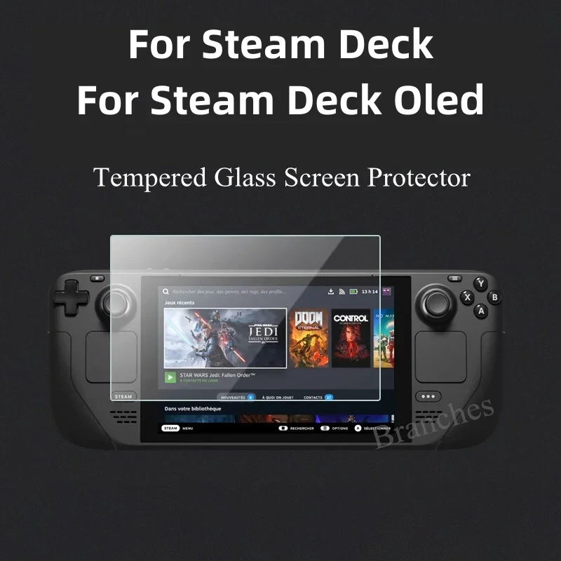 1-3 Pcs Tempered Glass For Steam Deck OLED Anti-scratch Screen Protector HD Protective Film For Steam Deck Accessories