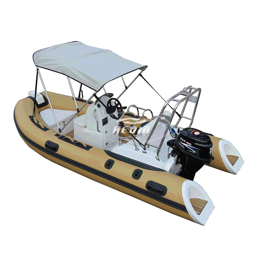 CE 12.8ft Rib390 Fiberglass Inflatable Rib Boat Dingui Boat Aluminum Kayak 12 Foot Aluminum Boat