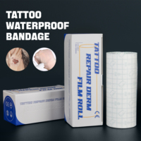 10M Waterproof transparent PU Membrane Tape Tattoo Care Film Protective Skin Healing Breathable Adhesive Medical Bandages