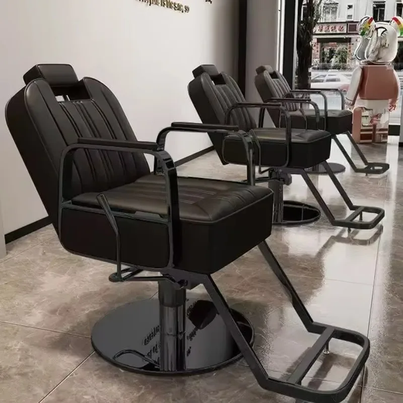 High End Modern Steel Shaped Chairs  Used for Hair Salons  Barber Shops  Beauty Elevators  Decks Shampoo