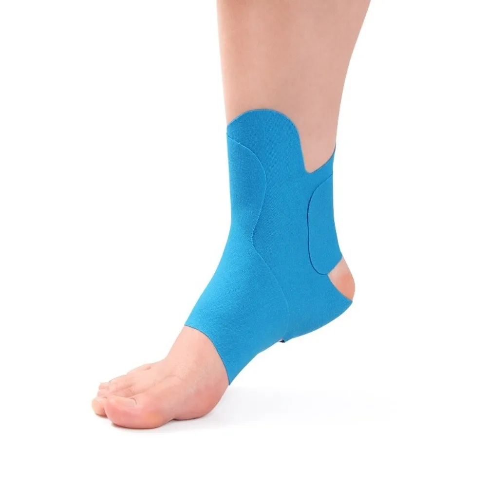 5pcs Pre-Cut Kinesiology Tape Breathable Elastic Sports Ankle Tape Waterproof Self-Adhesive Muscle Support Tape Marathon