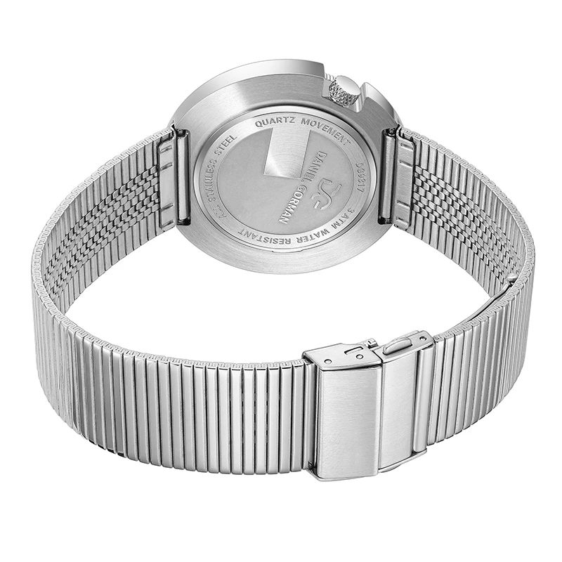 Jam Tangan Quartz dengan Bingkai Putar, Hadiah Tahun Baru yang Menarik, Jam Tangan Mainan dengan Rangka, Arloji 2026 Desain Daniel Gorman