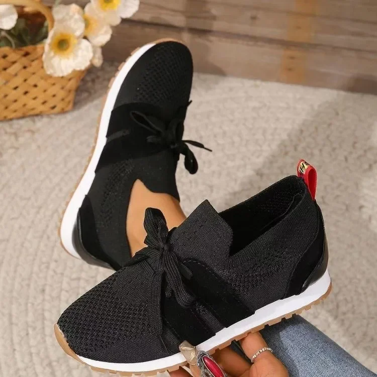 

Women’s Shoes New Casual Mesh Breathable Tennis Lightweight Lace Up Outdoor Hiking Platform Women's Casual Single Shoes Women