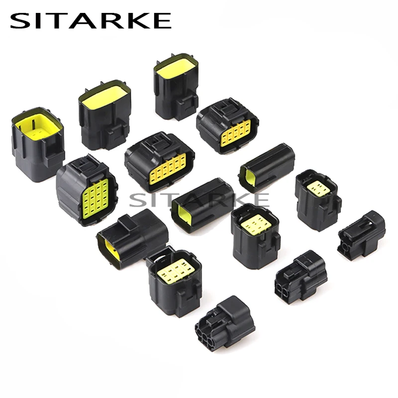 1 Set 1/2/3/4/6/8/10/12/16 Pin Denso 1.8MM Waterproof Wire Connector Electrical Plug Car Auto Sealed Truck Harness Socket