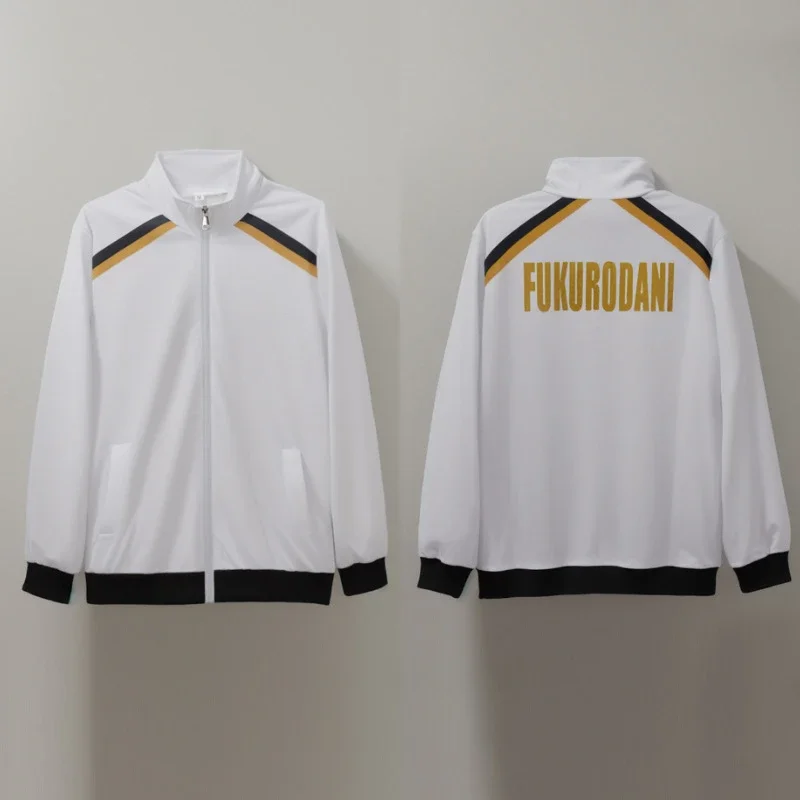 Haikyu 코스프레 의상 Fukurodani Academie 유니폼 코트 바지 Akaashi Keiji Koutarou Bokuto 배구 저지 Sportkleding