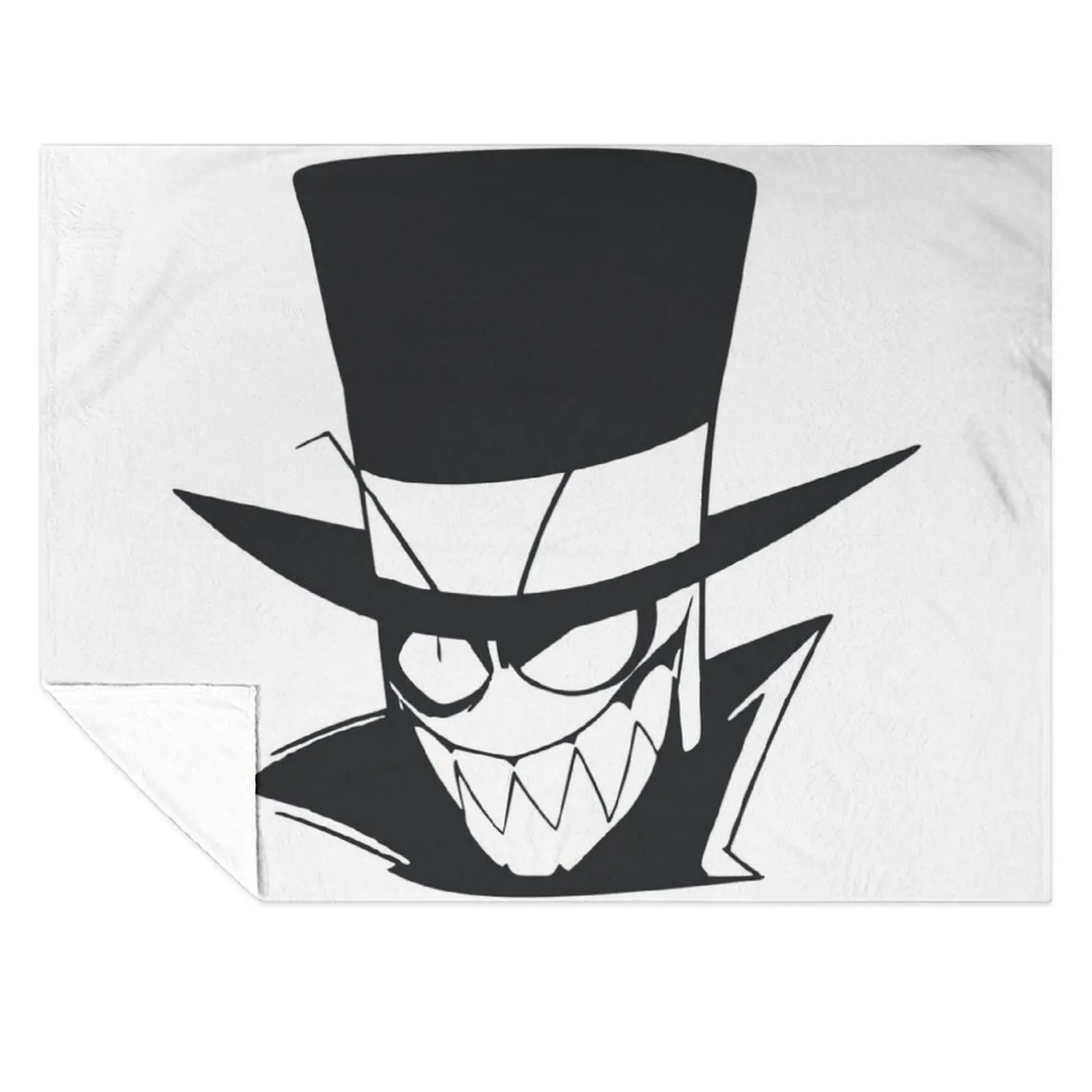 

Black Hat true black Throw Blanket Cute Plaid Furry Hairys Blankets