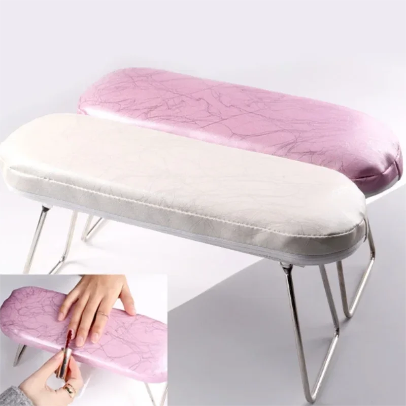 Exquisite leather wrist rest for nail enhancement, soft and comfortable, washable design, essential for nail workbenches