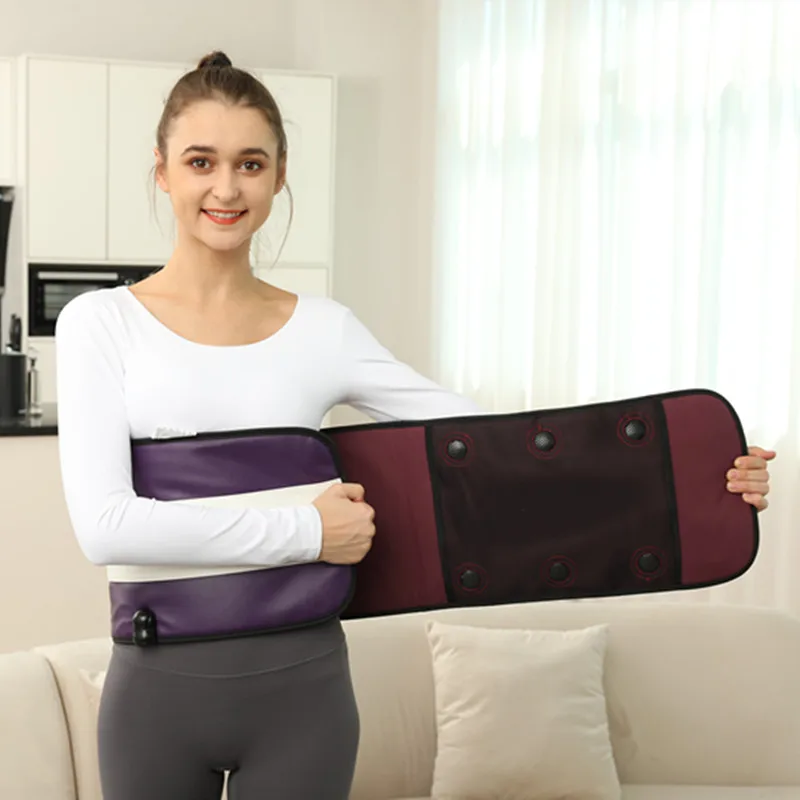 Pneumatic vibration warm palace belt Far infrared heating belt Magnet massage belt Fat Rejection Fat Belt 220V