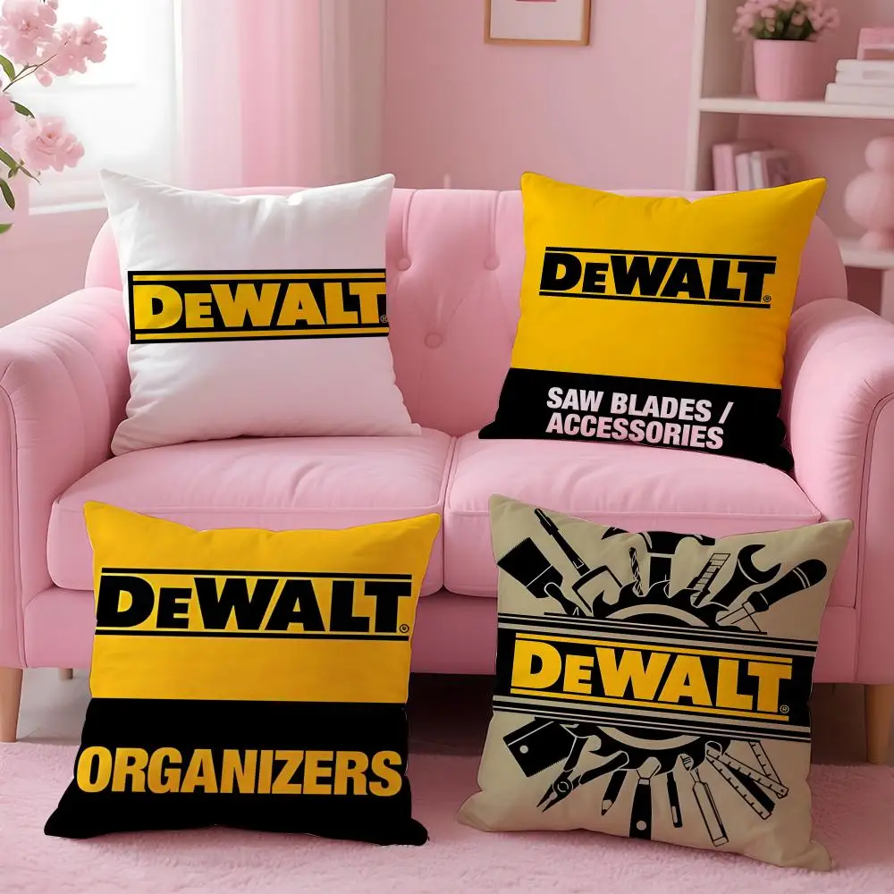 Brand DeWalt Cushion Cover Cushion Cover Set 4Pcs 50x50 45x45 40x40 Pillowcase Decorative Sofa Home Decor