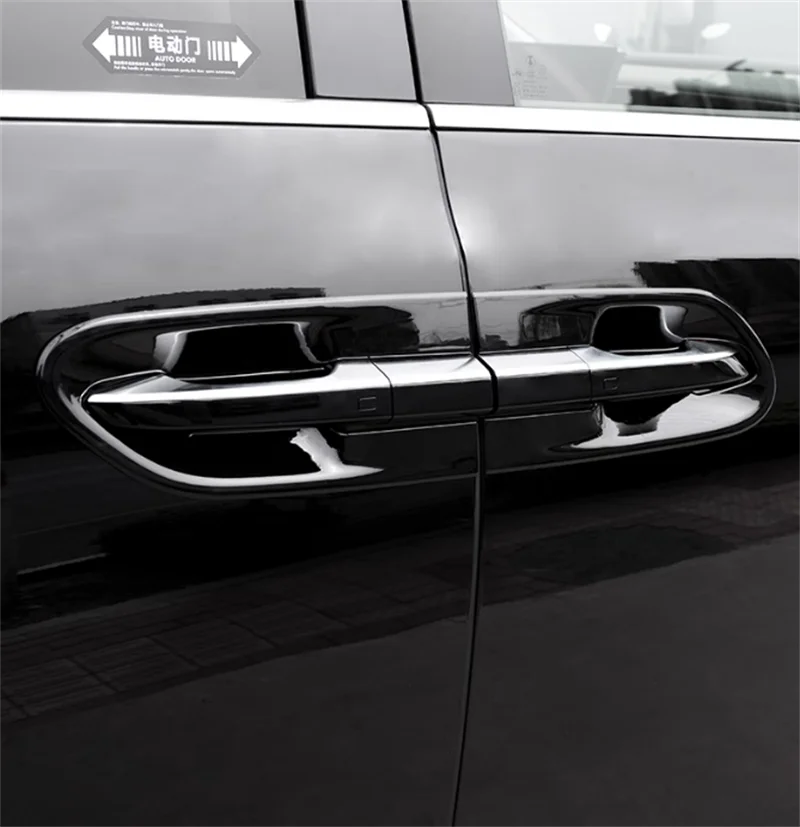 

Углеродное волокно, дверная ручка автомобиля, защитная крышка, накладка для BYD Denza D9 2022-2024, внешние аксессуары