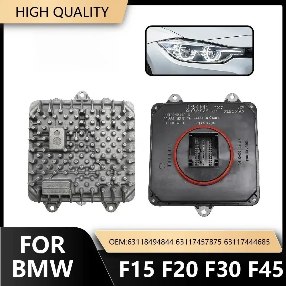 Headlight Control Unit Light Module LED 63118494844 63117457875 63117444685 for BMW F15 F20 F30 F45 Headlight Ballast Suitable