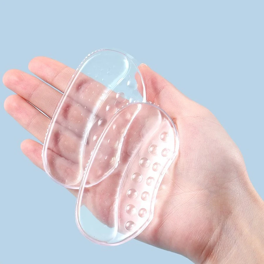 4PCS Heels Grips Silicone Heel Stickers for Women Men Anti Slip Heel Cushions Non-Slip Inserts Pads Foot Heel Care Protector image 4