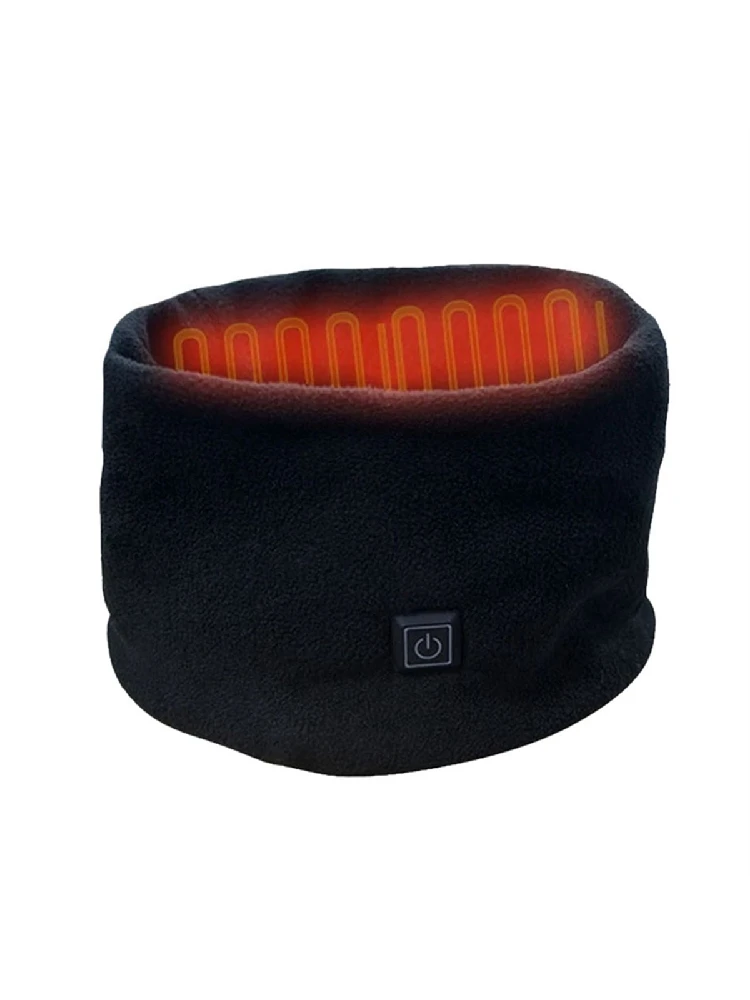 AliExpress NONE Winter Electric Heated Scarf Neck Wrap USB Rechargeable Neck Warmer 3 Speed Adjustment Fleece Scarf for Cycling Skiing