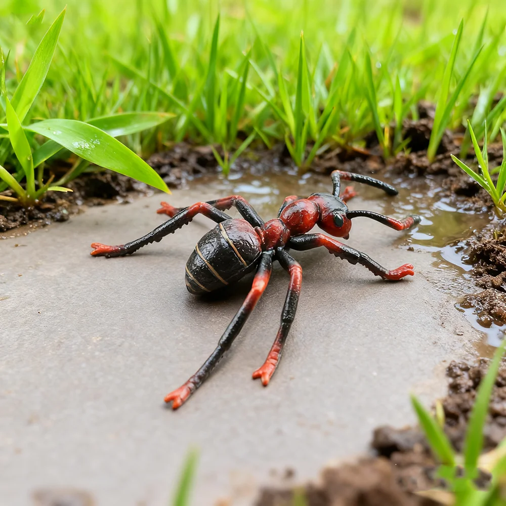 Zabawki Toymany, owady, zwierzęta, dzikie zwierzęta, model gadu, symulacja owada, czerwony mrówka ognista, model zwierzęcia, mini figurki, zabawki, prezent dla dzieci