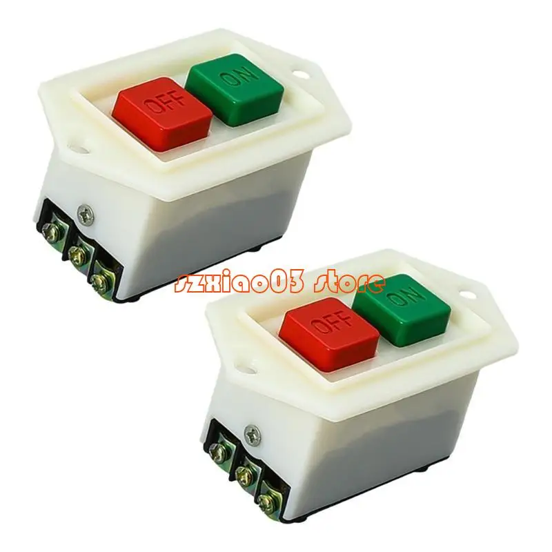 103c Start Push Buttern Switches 380V 3 Fase 5A Chaves montagem à prova d'água para bancos Grinder & Industrial