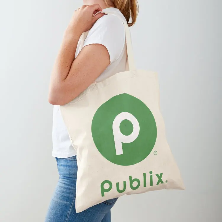 

Publix Logo Essential T-Shirt Tote Bag Gift bags shoping bag Canvas cute tote bag