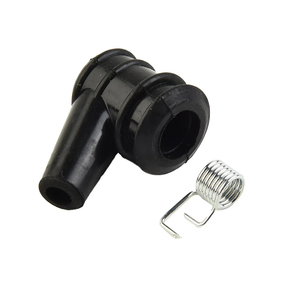 Stivale per candele con Set di molle di ricambio per motosega da giardino coperchio per tappo della bobina di accensione accessori per tappi in gomma parte per elettroutensili 2023