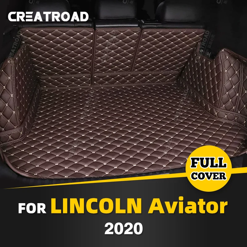 

Auto Full Coverage Trunk Mat For Lincoln Aviator 2020 Car Boot Cover Pad Cargo Liner Interior Protector Accessories